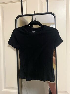 Old Navy Women's Black Short Sleeve Tee